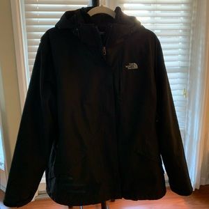 The North Face triclimate waterproof jacket coat parka with fleece fur insert